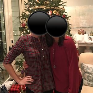 Vineyard Vines Holiday plaid top